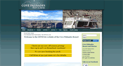 Desktop Screenshot of covepalisadesresort.com